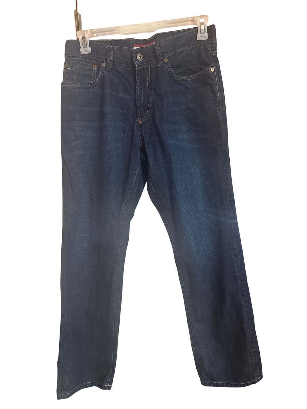 Tommy Hilfiger Men's Dark Wash Denim Straight Leg Jeans Size 33x30
